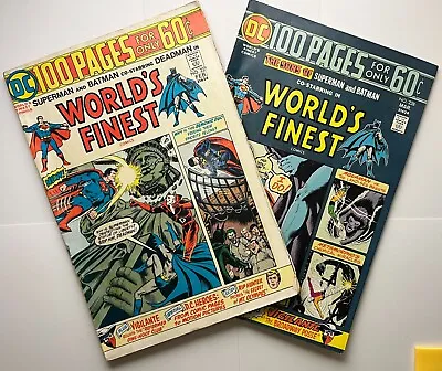 Buy World's Finest #s 227 228 DC Comics 1975 • 17.61£
