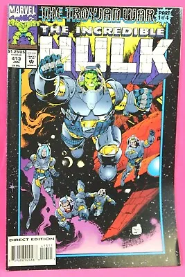 Buy Incredible Hulk #413 Troyjan War Part 1 Of 4 1994 Comic Marvel Comics F+ • 1.41£