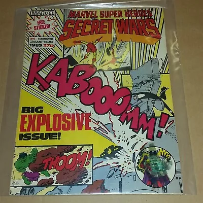 Buy Marvel Super Heroes Secret Wars #5 22nd June - 5th July 1985 British Weekly ^ • 6.99£
