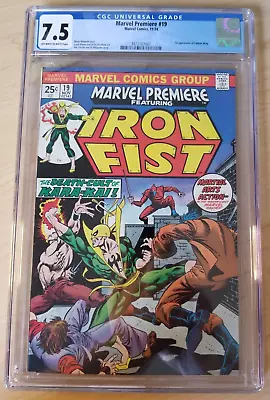 Buy Marvel Premiere #19 - CGC 7.5 (1974, Marvel) 1st Colleen Wing, Daughter Dragon • 70.35£