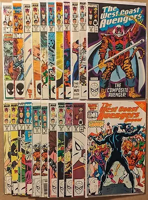 Buy West Coast Avengers Lot Of 22 Comics 1985-1988 • 39.53£