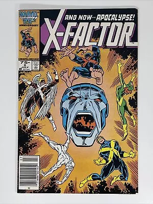 Buy X-Factor #6 - 1st App Of Apocalypse (1986) KEY Issue! Newsstand • 43.48£