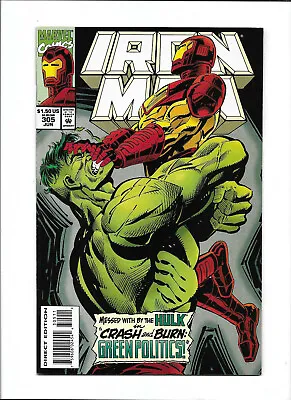 Buy Iron Man #305 [1994 Vf-]  Crash & Burn: Green Politics!  • 19.70£