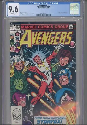 Buy Avengers #232 CGC 9.6 1983 Marvel Comics Starfox Joins The Avengers • 64.16£