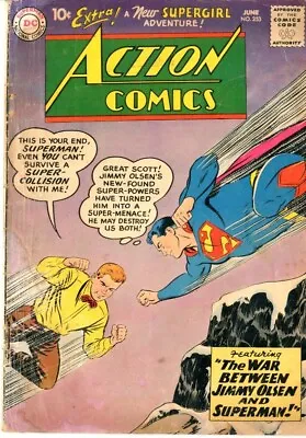 Buy Action Comics   # 253    GVG    June  1959   2nd App. Of Supergirl In  The Secre • 126.45£