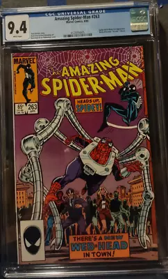 Buy Amazing Spider-Man 263 CGC 9.4 NM  White Pages • 39.71£