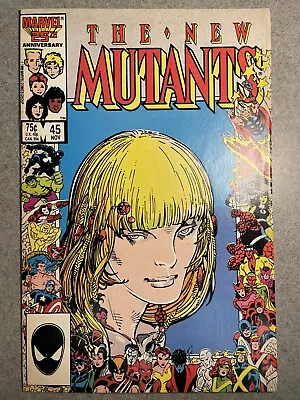 Buy New Mutants #45 (1986) Key! 25th Anniversary Specialty Border • 6.30£