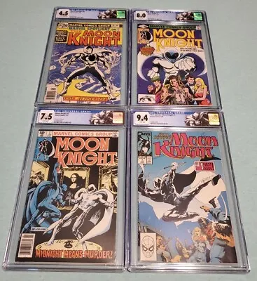 Buy Marvel Spotlight, Moon Knight 1+3 , Marc Spector Moon Knight 1 CGC 4.5-9.4 • 237.47£