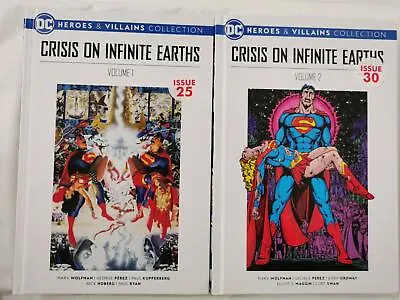 Buy DC Heroes & Villains Collection Crisis On Infinite Earth Vol. 1 & 2 • 24.97£