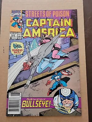 Buy Captain America #373 NM 1st App Of Leon Hoskins U. S Agent Newsstand Marvel 1990 • 18.15£