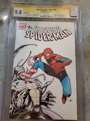Buy The Amazing Spider-Man #648 CGC 9.8 SS Venom Jose Jaro Colored Signed  SKETCH! • 1,194.98£