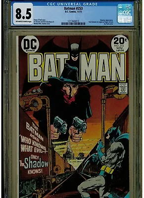 Buy Batman #253 Cgc 8.5 1973 Shadow Appearance Michael Wm. Kaluta Cover Art Owtw Pgs • 120.28£