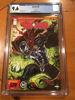 Buy Spawn #308 CGC 9.6 Image 2020 Variant Cover Todd McFarlane White Pages • 39.82£