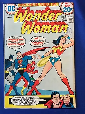 Buy Wonder Woman #212 FN/VFN (7.0) DC ( Vol 1 1974) (C) • 19£