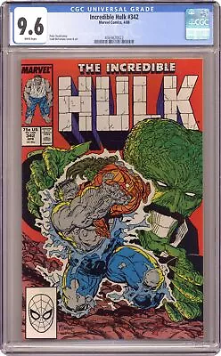 Buy Incredible Hulk #342 CGC 9.6 1988 4369820022 • 57.57£