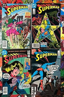 Buy Superman #365, 405, 407, 419 1981, 1985-1986 Lot Of 4 DC Comics Supergirl • 7.19£