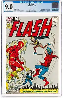 Buy Flash 129 CGC 9.0 WHITE PAGES • 824.31£