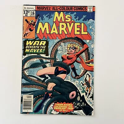 Buy Ms Marvel #16 1978 VG 1st Cameo Appearance Of Mystique Pence Copy • 30£