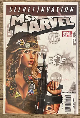 Buy Ms. Marvel #29 Greg Horn Secret Invasion Gi Jane Cover 2008   C05 • 2.77£