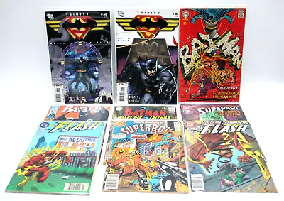 Buy 9pc Superboy 40 46 Batman 194 206 456 FLASH 122 125 DC Comic Book Magazine Lot • 46.90£