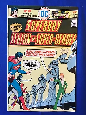 Buy Superboy Legion Of Superheroes #214 VFN+ (8.5) DC ( Vol 1 1976) Mike Grell Art • 12£