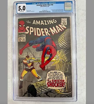 Buy Amazing Spider-Man #46 1967 CGC 5.0💥 (1st App Of Shocker)💥 • 209.83£