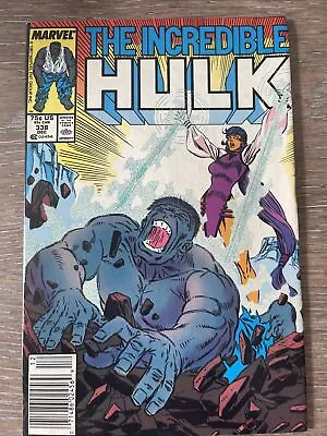 Buy The Incredible Hulk #338 (Marvel) By Peter David Todd McFarlane Newsstand High G • 7.89£