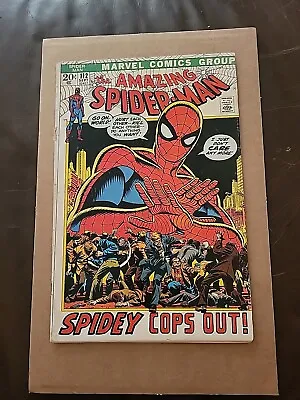 Buy Amazing Spider-Man #112 Origin Of Spider-Man Cops Out! Marvel Comics 1972 MCU  • 26.38£