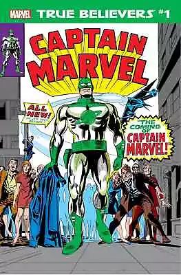 Buy True Believers Captain Marvel #1 Facsimile Edition - Bagged & Boarded • 4.99£