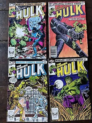 Buy The Incredible Hulk #273, 275, 277 & 286 Marvel 1982-84 Issues -  Lot Of 4 • 3.79£