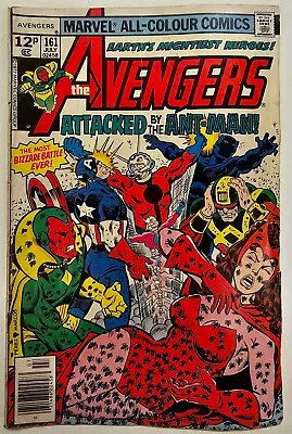 Buy Bronze Age Marvel Comic Book Avengers Key Issue 161 Higher Grade VG Wonder Man • 0.99£