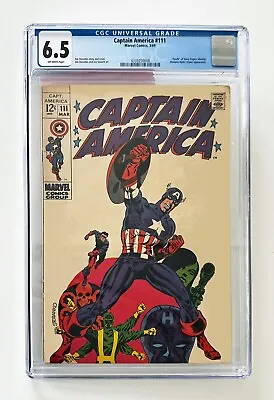Buy Captain America #111 Cgc 6.5 (Off-White Pages) • 104.32£