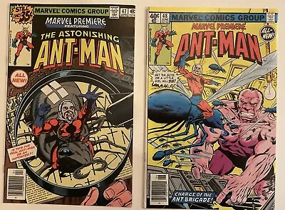 Buy Marvel Premiere #47 & 48~ 1979 🔑 1st Scott Lang As Ant Man ~47 Vf-    48 F/vf • 70.95£