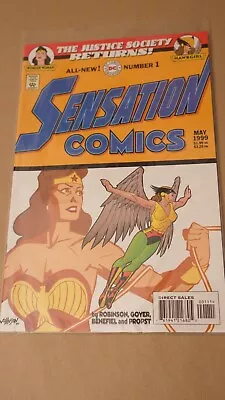 Buy Wonder Woman Sensation Comics #1 DC Comics 1999 Hawkgirl • 4.95£
