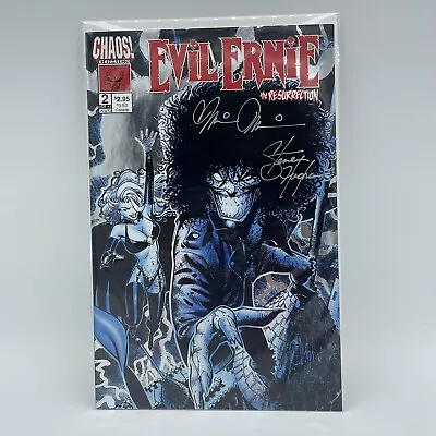 Buy EVIL ERNIE Resurrection #2 CHAOS Comics 1993 Signed Brian Pulido Steven Hughes • 68.21£