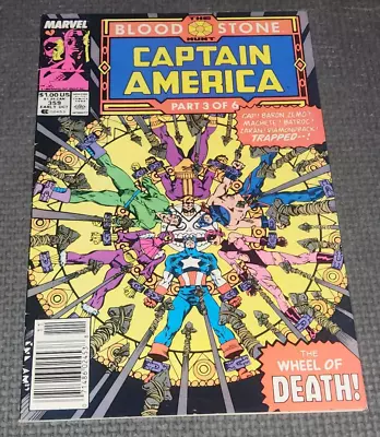 Buy CAPTAIN AMERICA #359 (1989) Newsstand 1st Cameo Appearance Crossbones Marvel • 3.21£