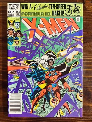 Buy Uncanny X-Men  #154  -  Year '82  Marvel - 1st Appearance Of The Sidrian Hunters • 8£