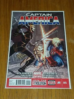 Buy Captain America #5 Nm+ (9.6 Or Better) Marvel Comics May 2013 • 4.99£