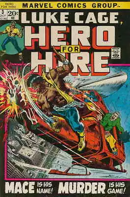 Buy Hero For Hire #3 VG; Marvel | Low Grade - Luke Cage 1st Appearance Gideon Mace - • 12.66£