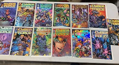 Buy Cyber Force Comic Lot Of 13 Great Lot X3 # 1’s + Hologram All Mint Condition • 20.46£