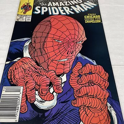 Buy Amazing Spider-Man #307 NEWSSTAND (1988) McFarlane Cover Key Chameleon Mid Grade • 11.57£