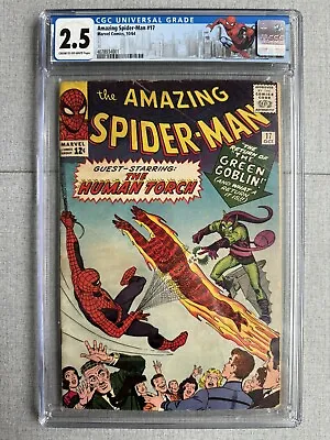 Buy Amazing Spider-Man #17 CGC 2.5 Retired Label 2nd Appearance Of Green Goblin • 182.02£