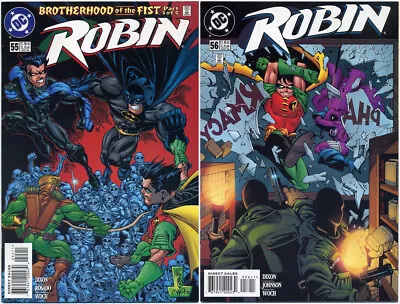 Buy Robin #55 And #56 (dc 1998) Near Mint First Prints White Pages Unread • 7.50£