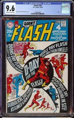 Buy Flash # 187 CGC 9.6 OW/W (DC, 1969) Ross Andru & Mike Esposito Art, Giant Format • 276.71£