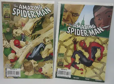 Buy The Amazing Spider-Man #615,616 (2010) NM Sandman, Gauntlet • 7.90£