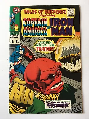 Buy Tales Of Suspense #90 VFN (8.0) MARVEL ( Vol 1 1967) Iron Man, Captain America • 42£