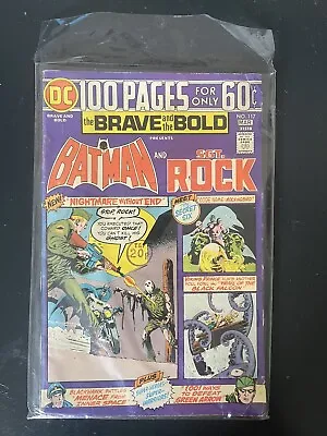 Buy BRAVE AND THE BOLD # 117 (BATMAN & SGT. ROCK, 100 Pg. GIANT-SIZE, Mar 1975) • 8.99£