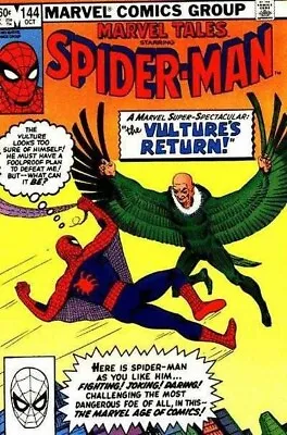Buy Marvel Tales Vol:1 #144 Spider-man 1982 • 9.95£