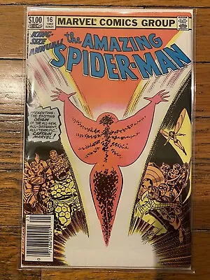 Buy Amazing Spider-Man Annual #16 VF 8.0 1st Monica Rambeau As Captain Marvel! • 26.02£