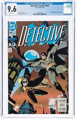 Buy 🔥 Detective Comics #648 CGC 9.6 White Pg 1992 1st Full Spoiler Stephanie Brown • 44.41£